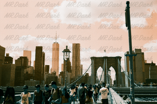 Urban Symphony: Brooklyn Bridge at Dawn - Jack Righteous