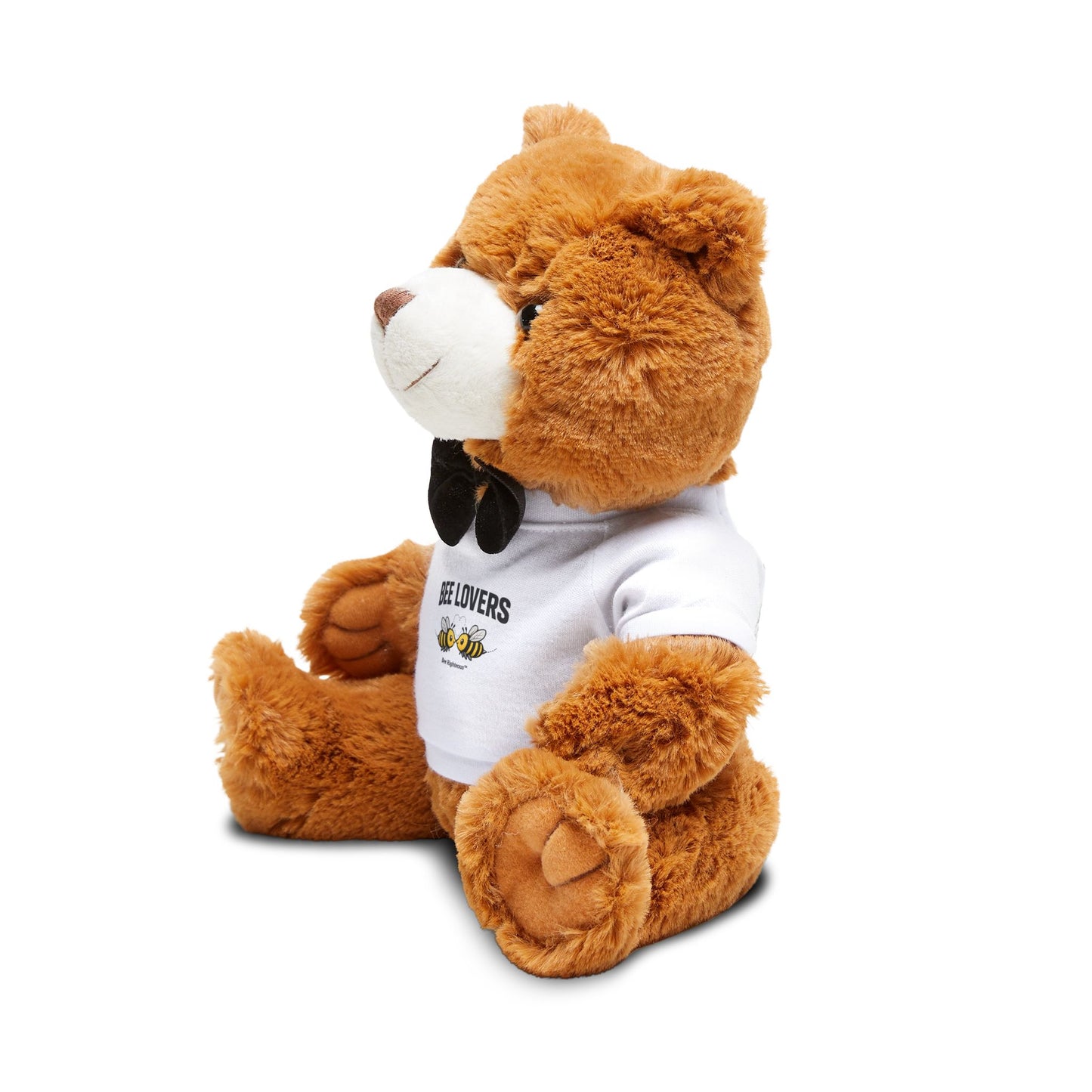 Valentine's Bee Lovers teddy bear with T-shirt, product view 4