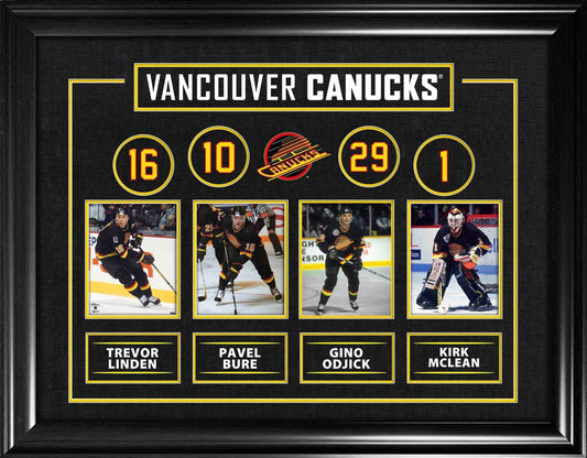 Vancouver Canucks Alumni Player Best of the Best Framed Collage - Jack Righteous