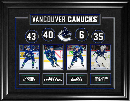 Vancouver Canucks Current Player Best of the Best Framed Collage - Jack Righteous