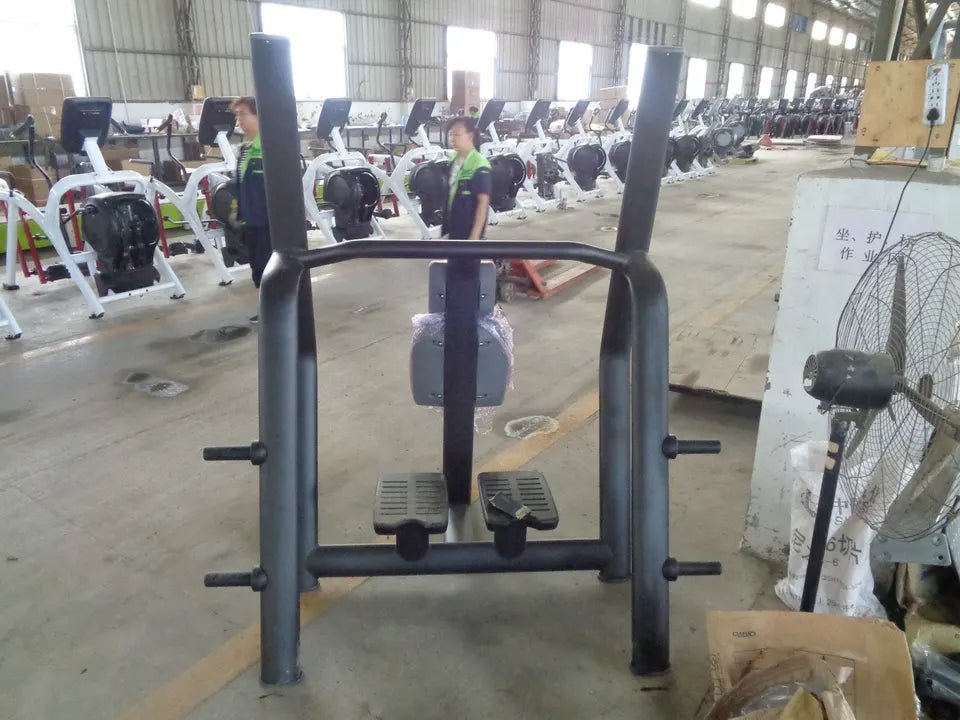 Vertical Workout Bench with Spotter Stand, Barbell and Plate Support (AN28) - Jack Righteous