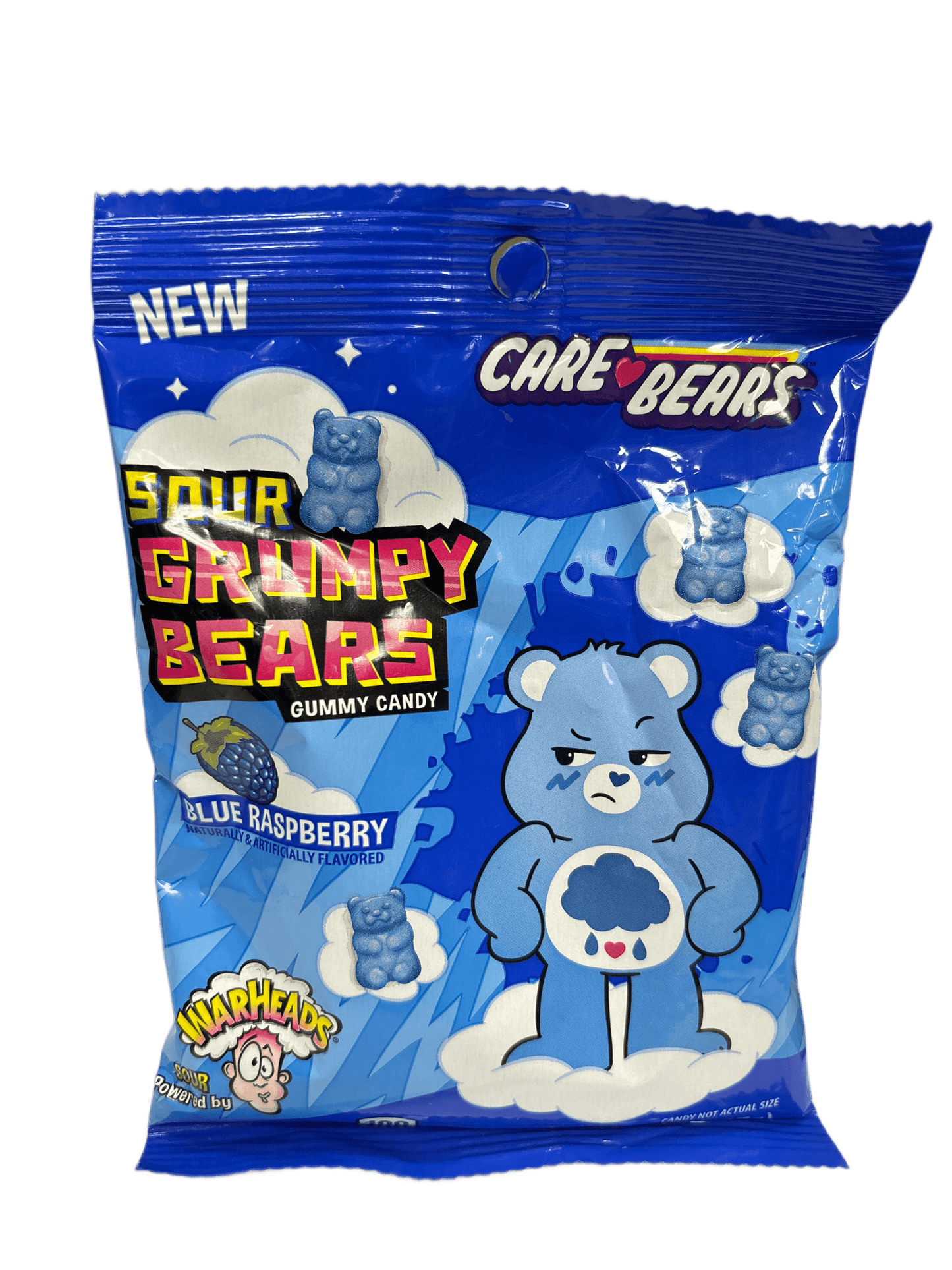 Warheads Care Bears Sour Grumpy Bears 4.5OZ U.S Edition