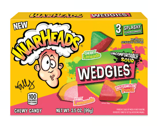 Warheads Sour Wedgies Theatre Box