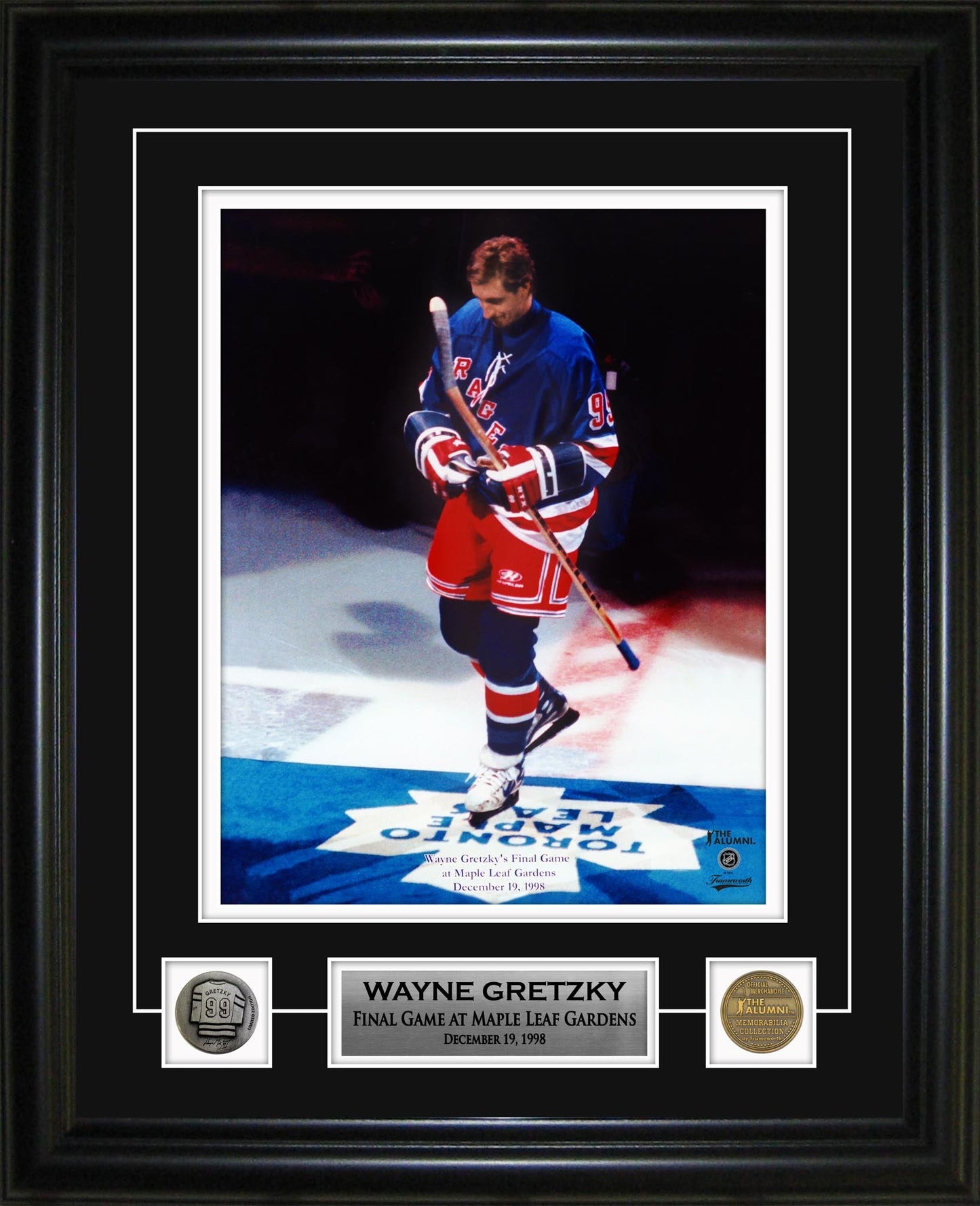 Wayne Gretzky Unsigned 8x10 Framed Final Game at MLG - Jack Righteous