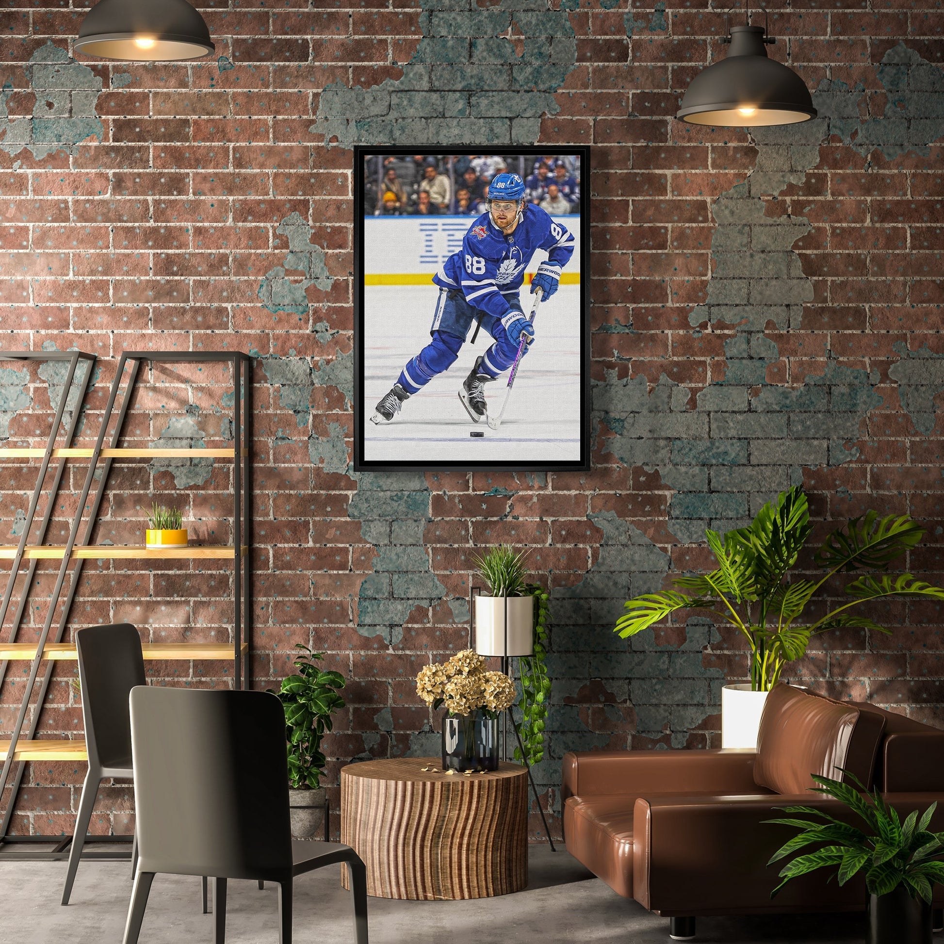 William Nylander Framed 20x29 Canvas Maple Leafs Action - V - Jack Righteous