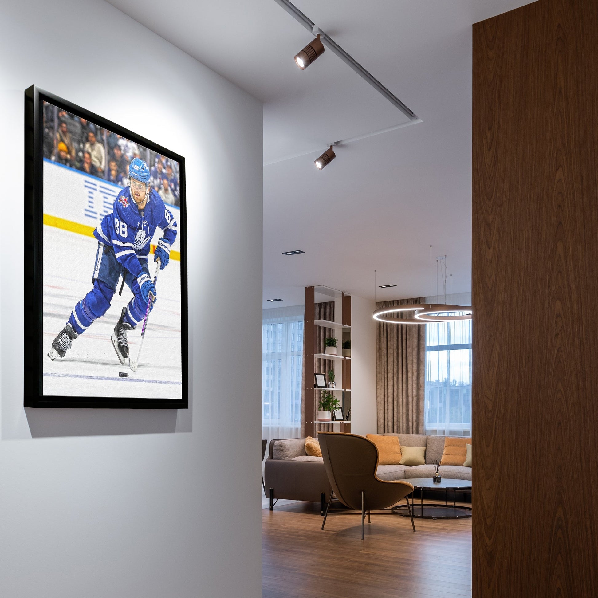 William Nylander Framed 20x29 Canvas Maple Leafs Action - V - Jack Righteous