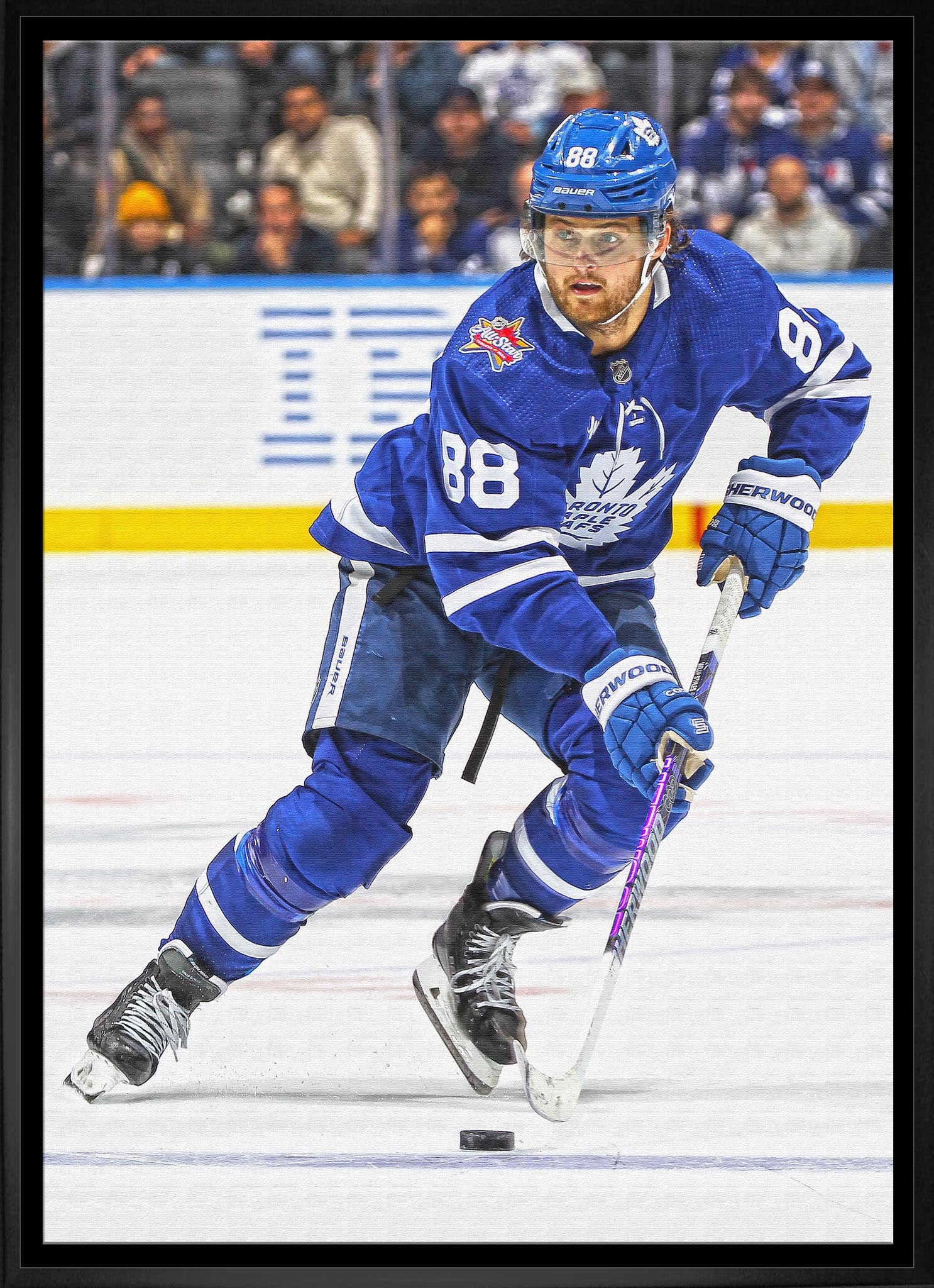 William Nylander Framed 20x29 Canvas Maple Leafs Action - V - Jack Righteous
