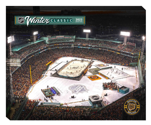 Winter Classic 16x20 Canvas 2023 Penguins vs Bruins - H - Jack Righteous