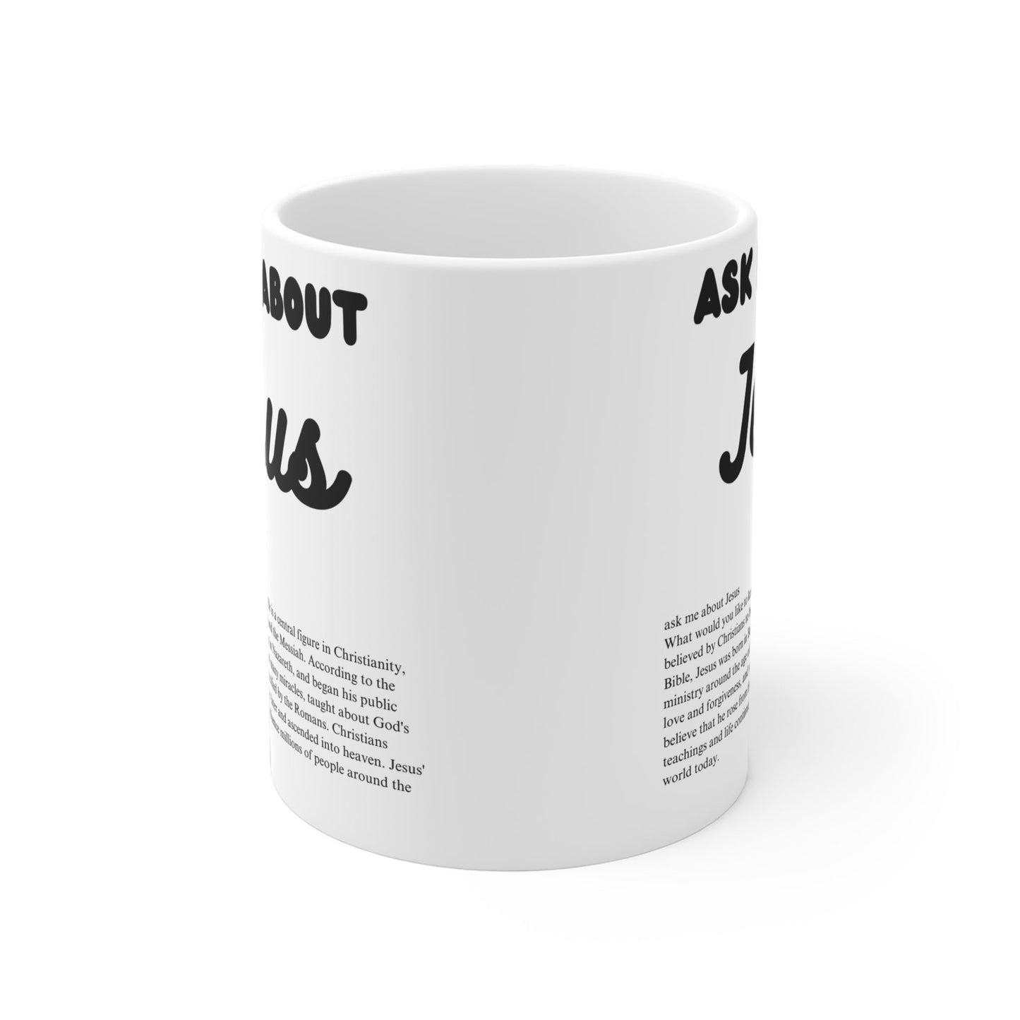 Ask Me About Jesus' Coffee Mug (11oz\15oz\20oz) - Jack Righteous