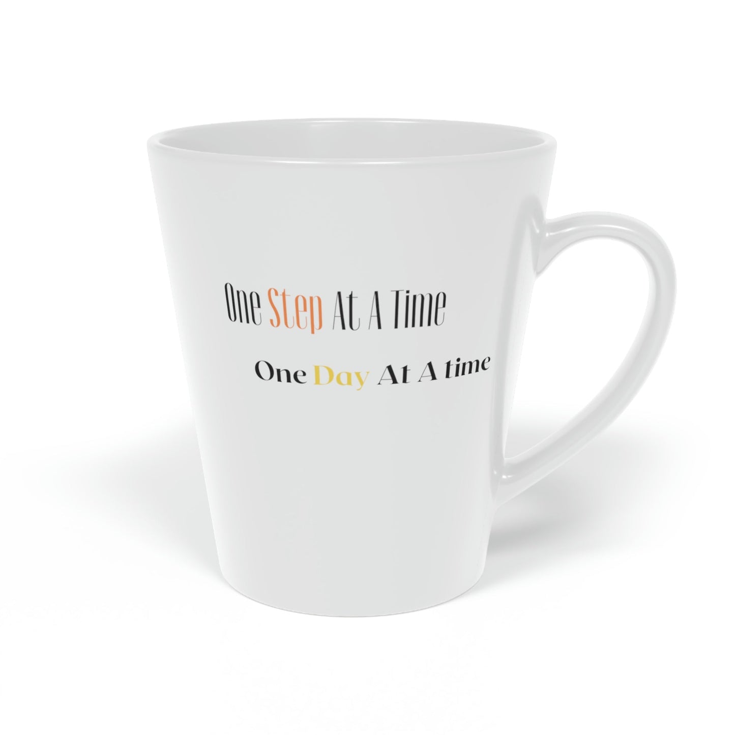 One Day At A Time Mom Latte Mug, 12oz - Jack Righteous