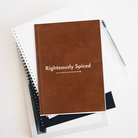 Righteously Spiced Hardcover Journal - 5x7 Blank Pages - Jack Righteous