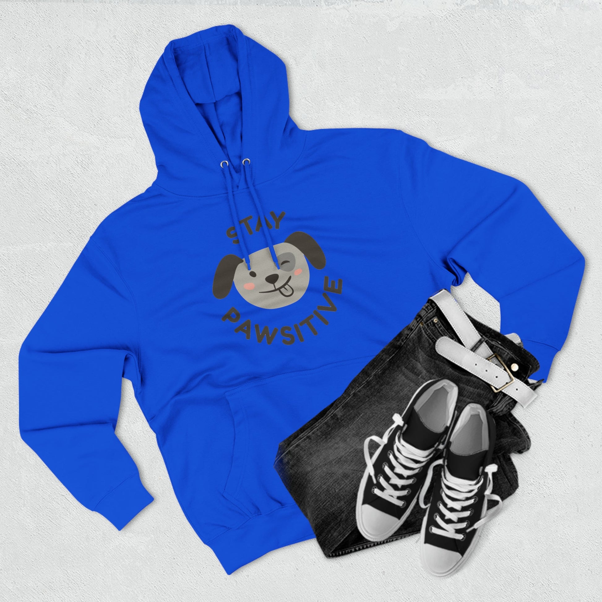 Stay Pawsitive: Unisex Premium Hoodie - Jack Righteous