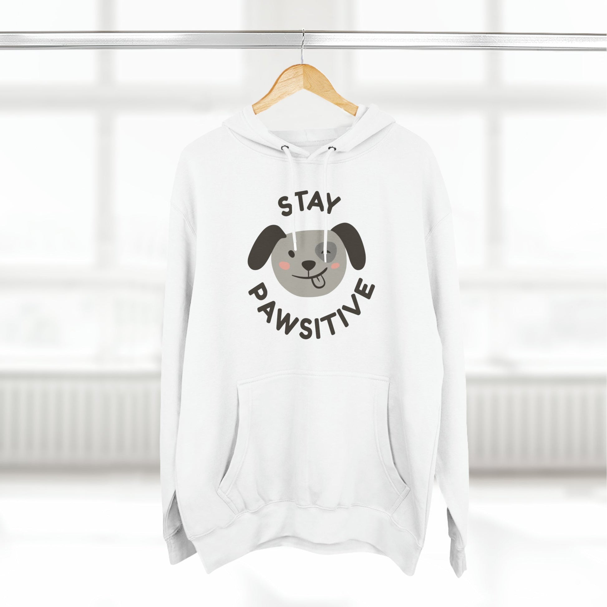 Stay Pawsitive: Unisex Premium Hoodie - Jack Righteous