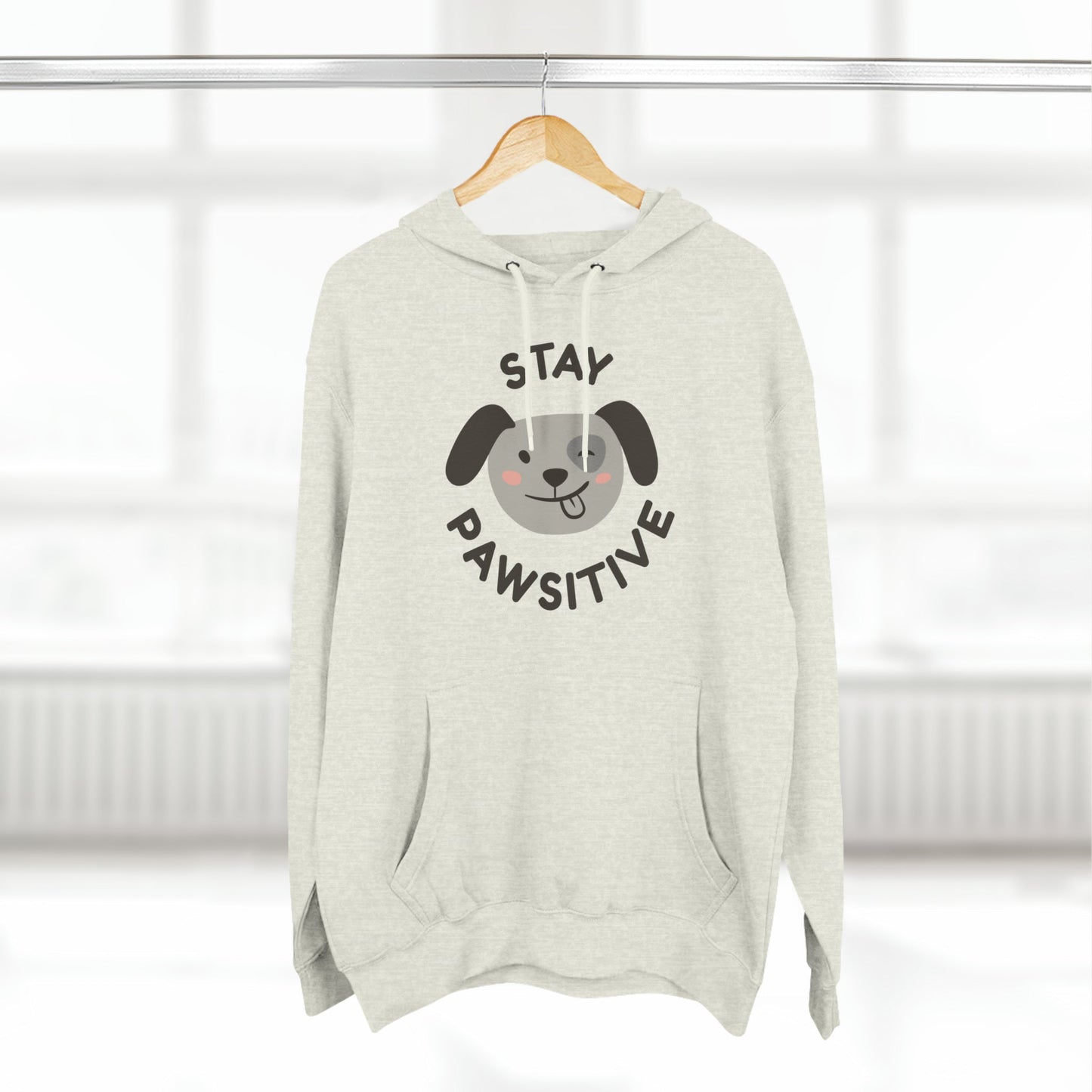 Stay Pawsitive: Unisex Premium Hoodie - Jack Righteous